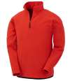 RS905 R905X Result Recycled Zip Neck Micro Fleece Red colour image